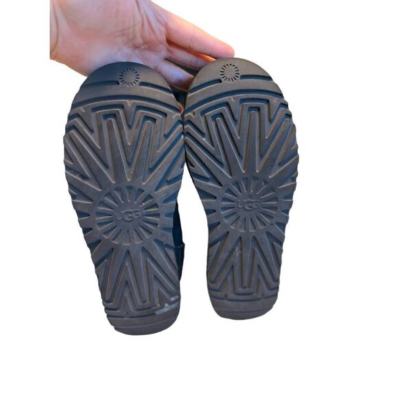 Ugg Nash Genuine Suede Pull On Round Toe Buckle Detail Winter Snow Boots Shoes 7 - Picture 4 of 8